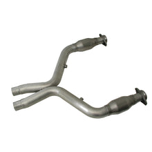 Load image into Gallery viewer, BBK Performance 11-14 Mustang 5.0 Short Mid X Pipe with Catalytic Converters and 3.0-inch Mandrel Bent Tubing