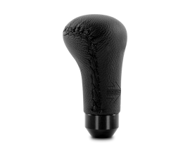 MOMO Anatomico Shift Knob with Black Leather and Black Stitching