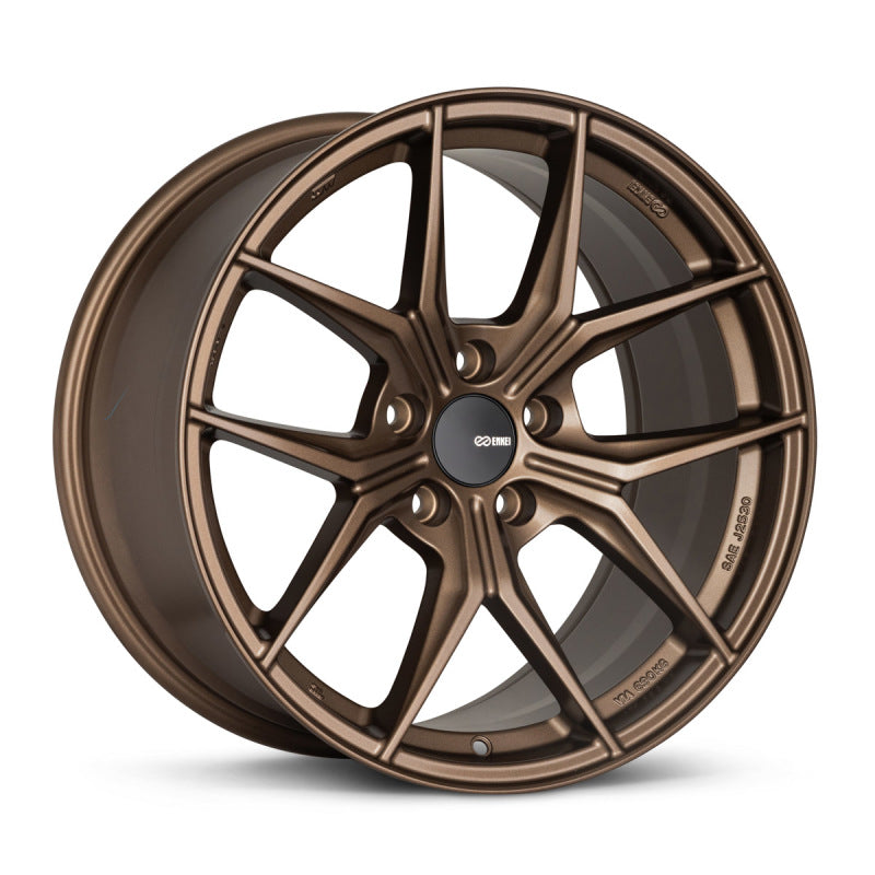 Enkei TSR-X 18x8.5 Inch Gloss Bronze Wheel with 38mm Offset and 5x114.3 Bolt Pattern