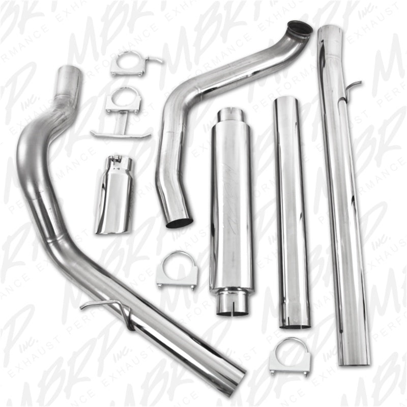 MBRP Armor Plus Series Turbo Back Exhaust System for 1999-2003 Ford F-250/350 7.3L Diesel with Single Side Exit