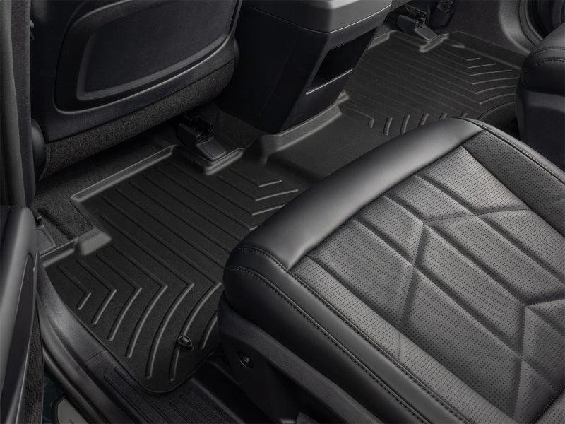 WeatherTech FloorLiner DigitalFit Rear Floor Mat Black for 2027 Kia Telluride Hybrid - Part 4419842
