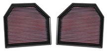 Load image into Gallery viewer, K&amp;N Replacement Air Filter for 2011-2015 BMW M3 M4 M5 M6 3.0L &amp; 4.4L V8 Engines