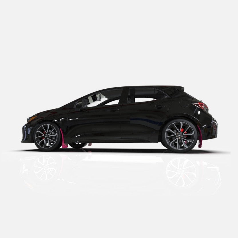 Rally Armor Pink Mud Flap with BCE Logo for 2022-2025 Subaru WRX