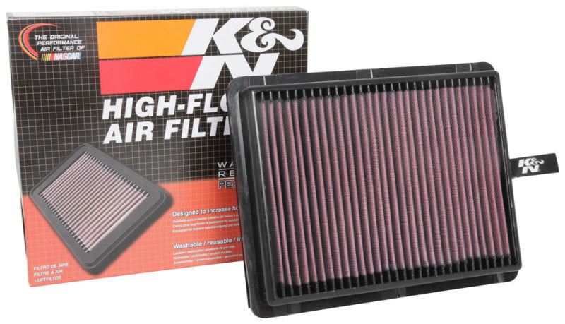 K&N Engineering High-Flow Drop-In Air Filter for 2015-2016 Hyundai Sonata 1.6L