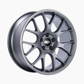 BBS CH-R 19x8.5 Satin Titanium Polished Rim Protector Wheel (Part Number: bbsCH108TIPO)