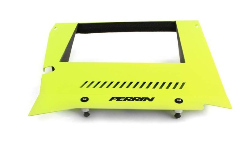Perrin Performance Neon Yellow Engine Cover Kit for 2015-2021 Subaru WRX - Includes Intercooler and Pulley Covers