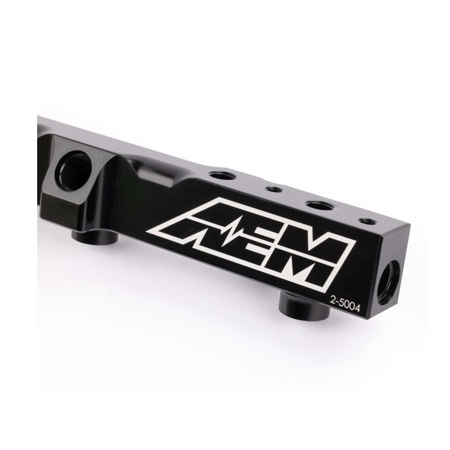 AEM High Volume Fuel Rail for Honda 90-93 Accord and 92-01 Prelude * Black Anodized Part Number aem25-104BK