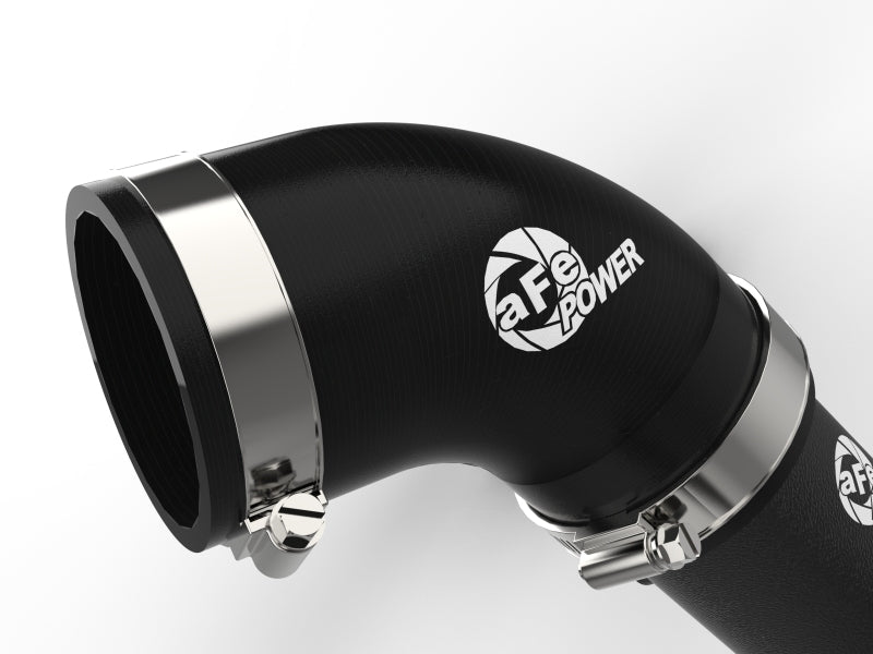 aFe BladeRunner Aluminum Hot and Cold Charge Pipe Kit for Hyundai Elantra 2017-2020, Black, Part Number AFE46-20634-B