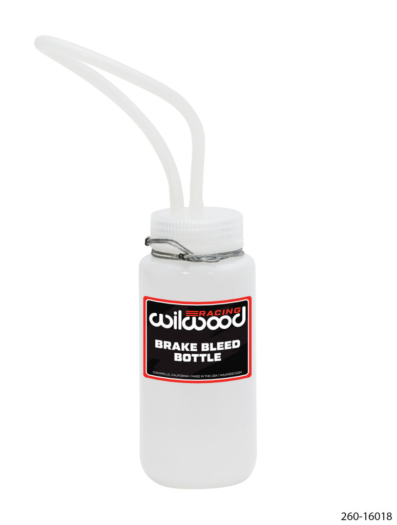 Wilwood Brake Bleed Bottle with Tubing - Model Wil260-16018 for Automotive Brake System Maintenance