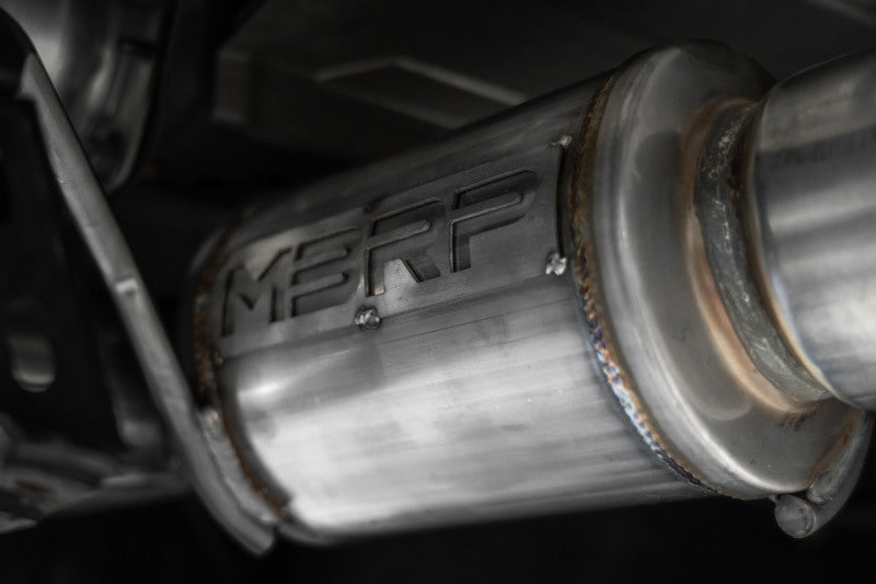 MBRP Armor Pro Series 3.5-inch Cat-Back Exhaust System for Nissan GT-R 2009-2023 with Dual Split Rear Quad Carbon Fiber Tips