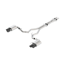 Borla ATAK Cat-Back Exhaust System for 2018-2023 Ford Mustang GT with Black Chrome Tips * Part #BOR140746BC