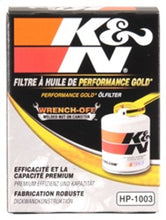 Load image into Gallery viewer, K&amp;N Engineering Part No. KNNHP-1003 Premium Oil Filter for Toyota RAV4, Scion tC, and Toyota Celica