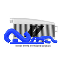 Load image into Gallery viewer, Mishimoto Subaru WRX/STI Top-Mount Intercooler Kit - Powder Coated Silver with Blue Hoses