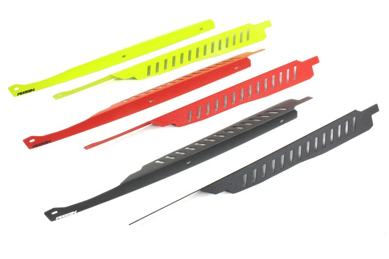 Perrin Performance Neon Yellow Fender Shroud Set for 2008-2014 Subaru WRX/STI and 2008-2011 Impreza