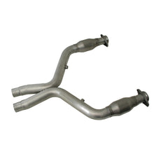 Load image into Gallery viewer, BBK Performance 05-10 Mustang Short Mid X Pipe with Catalytic Converters and 2-3/4 Inch Tubing – Part Number BBK1637