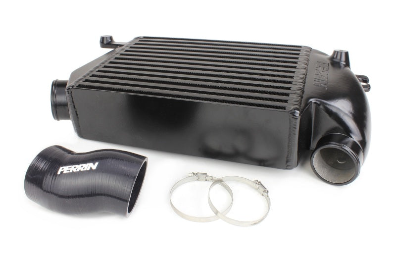 Perrin Performance Black Top Mount Intercooler for 2015-2021 Subaru WRX and 2014-2018 Forester XT (Part #PSP-ITR-325BK)