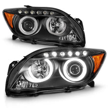 Load image into Gallery viewer, ANZO 2005-2010 Scion tC Projector Headlights with Halo - Black Housing, CCFL - Pair
