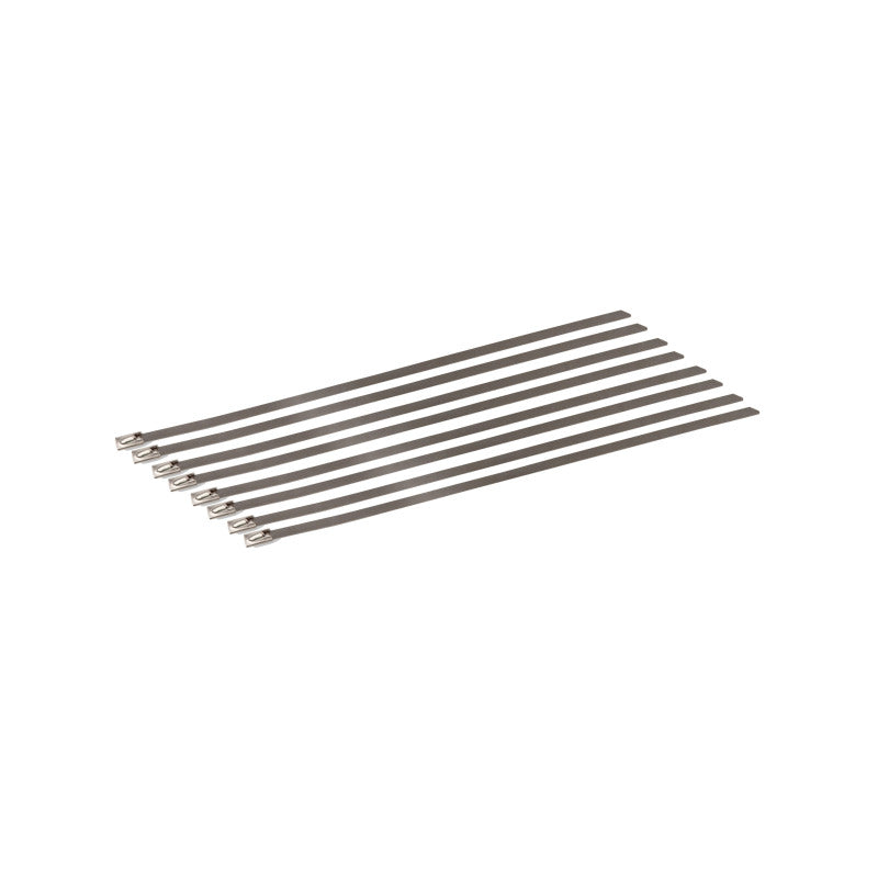 DEI Stainless Steel Locking Tie 8 Inch - Pack of 8 for High-Heat Applications