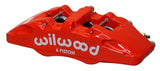 Wilwood Dynapro DP6A Caliper with 5.25-inch Mount - Red Finish, Forged Aluminum, Six-Piston Design