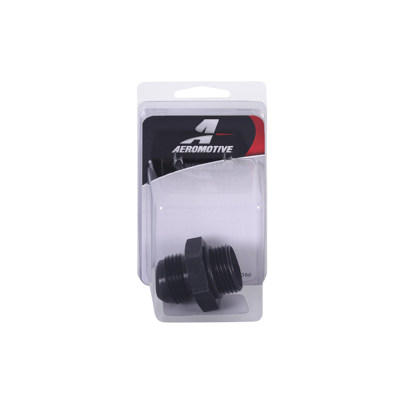 Aeromotive AN-12 O-Ring Boss / AN-12 Male Flare Adapter Fitting for Automotive Fuel Systems