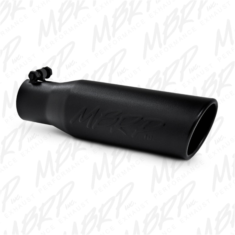 MBRP Armor BLK Series Cat Back Exhaust System for 2002-2006 Jeep Wrangler 2.5L & 4.0L - Black Coated, Single Side Exit