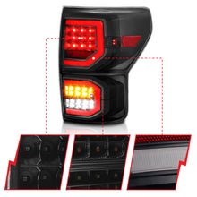 Load image into Gallery viewer, ANZO 2007-2013 Toyota Tundra LED Tail Light Assembly with Smoke Lens and Black Housing