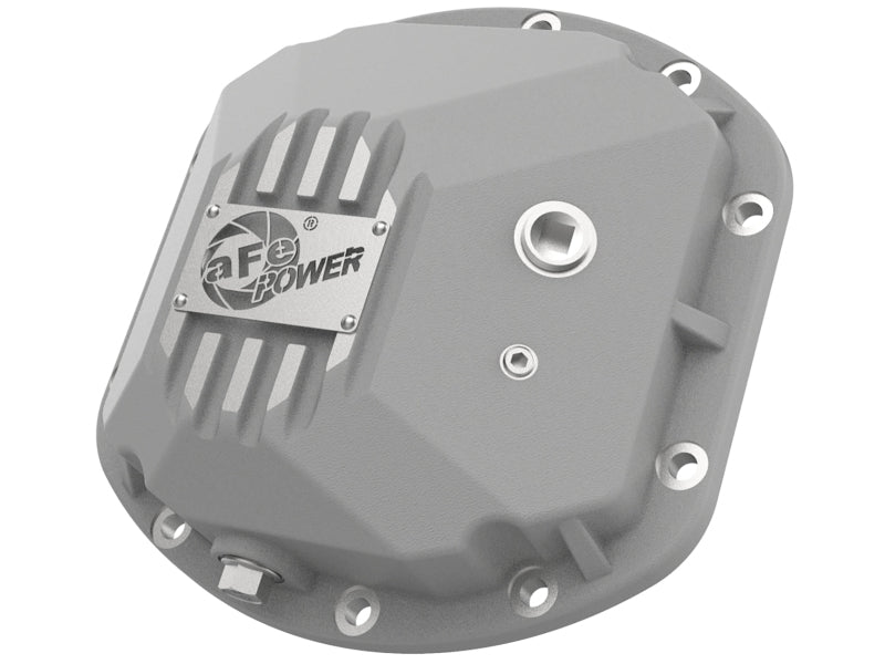 aFe Power Dana 30 Front Differential Cover for Jeep Wrangler 1997-2018 - Street Series with Machined Fins