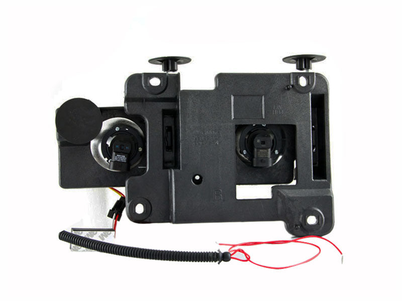 ANZO 1988-1998 Chevrolet C1500 Crystal Headlights with Halo, Carbon Housing, Clear Lens – Pair