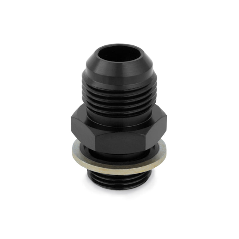 Mishimoto Sandwich Plate Fitting M20 x -10AN Black Anodized Aluminum