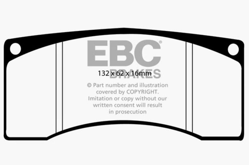 EBC Yellowstuff Front Brake Pads for Ford Mustang * High-Performance Street and Track Use