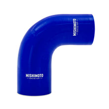 Load image into Gallery viewer, Mishimoto 90-Degree Silicone Transition Coupler 2.75 inch to 3 inch – Blue