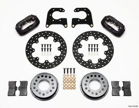 Wilwood Forged Dynalite Rear Drag Kit with Drilled Rotors for Big Ford 2.50-inch Offset