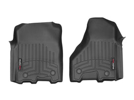WeatherTech DigitalFit Front FloorLiners for 2012-2013 Dodge Ram 2500/3500 with Vinyl Floor and Auto Transmission in Black (Part Number: WET449771V)