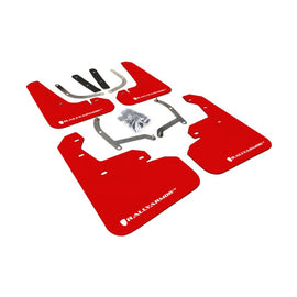 Rally Armor 17-23 Subaru Impreza 4D/5D Red UR Mud Flap with White Logo – Durable Polyurethane Protection