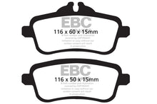 Load image into Gallery viewer, EBC Redstuff Ceramic Low Dust Rear Brake Pads for Mercedes-Benz CLA45 AMG and More - Part Number EBCDP32137C