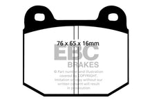 Load image into Gallery viewer, EBC Greenstuff 2000 Series Sport Front Brake Pads for BMW 320i and Alfa Romeo GTV-6