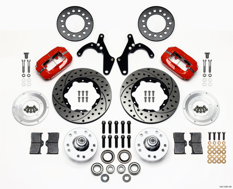 Wilwood Forged Dynalite Front Disc Brake Kit for 1955-1957 Chevrolet Bel Air and Models - Part #wil140-11491-DR