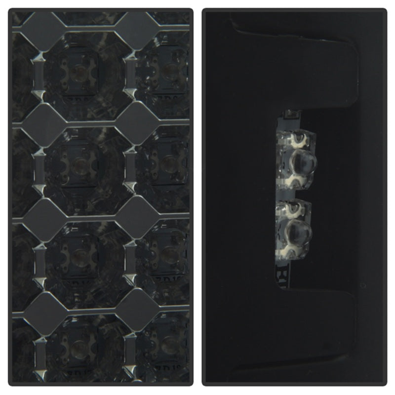 Spyder 08-16 Ford Super Duty LED Tail Lights Black Smoke - Part # spy5083296