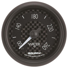 Load image into Gallery viewer, AutoMeter GT Series 52mm Full Sweep Digital Water Temperature Gauge 100-260°F