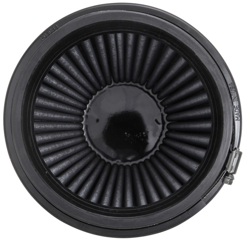 K&N Engineering Universal Rubber Round Tapered Air Filter with 6-Inch Flange for Automotive Applications