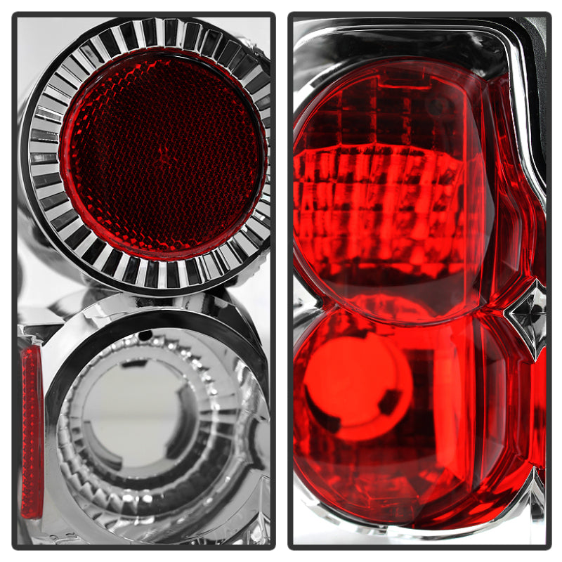Spyder Euro Style Tail Lights for Ford F-150 1993-1996 and Bronco 1988-1996, Chrome * Part Number ALT-YD-FF15089-C