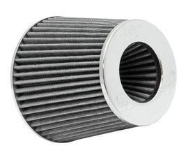K&N Engineering Universal Chrome Round Tapered Air Filter - 4-Inch Flange ID, 5.5-Inch Height, Fits Multiple Applications