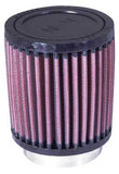 K&N Engineering Universal Rubber Air Filter with 2 1/4 inch Flange * 4 inch Height, 3 1/2 inch OD