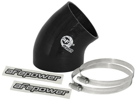 aFe MagnumFORCE Cold Air Intake System Spare Parts Kit - 4 inch to 3-1/2 inch, 40-Degree Silicone Reducer Coupler, Black