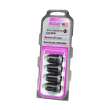 Load image into Gallery viewer, McGard SplineDrive Lug Nut (Cone Seat) M12X1.25 / 1.24in. Length (4-Pack) - Black (Req. Tool)