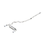 Borla - ATAK Cat-Back Exhaust System with Round Angle-Cut Tips for 16-18 Ford Focus RS 2.3L