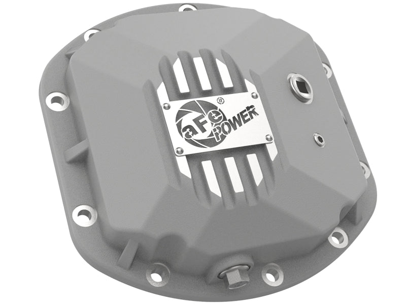 aFe Power Dana 30 Front Differential Cover for Jeep Wrangler 1997-2018 - Street Series with Machined Fins