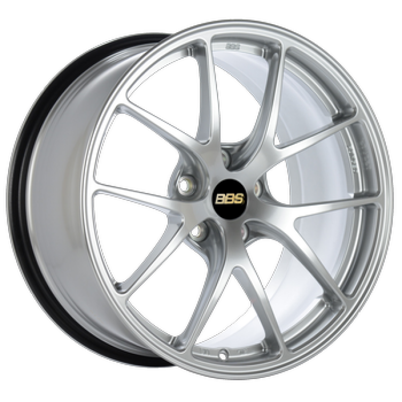 BBS RI-A 19-Inch Alloy Wheel with 5x130 Bolt Pattern and Diamond Silver Finish, Part Number BBSRIA056DS