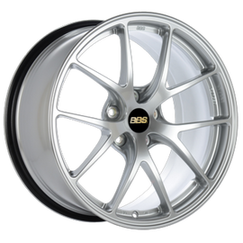 BBS RI-A 19-Inch Alloy Wheel with 5x130 Bolt Pattern and Diamond Silver Finish, Part Number BBSRIA056DS
