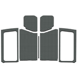 DEI 18-23 Jeep Wrangler JL 2-Door Boom Mat Complete Headliner Kit - 7 Piece in White
